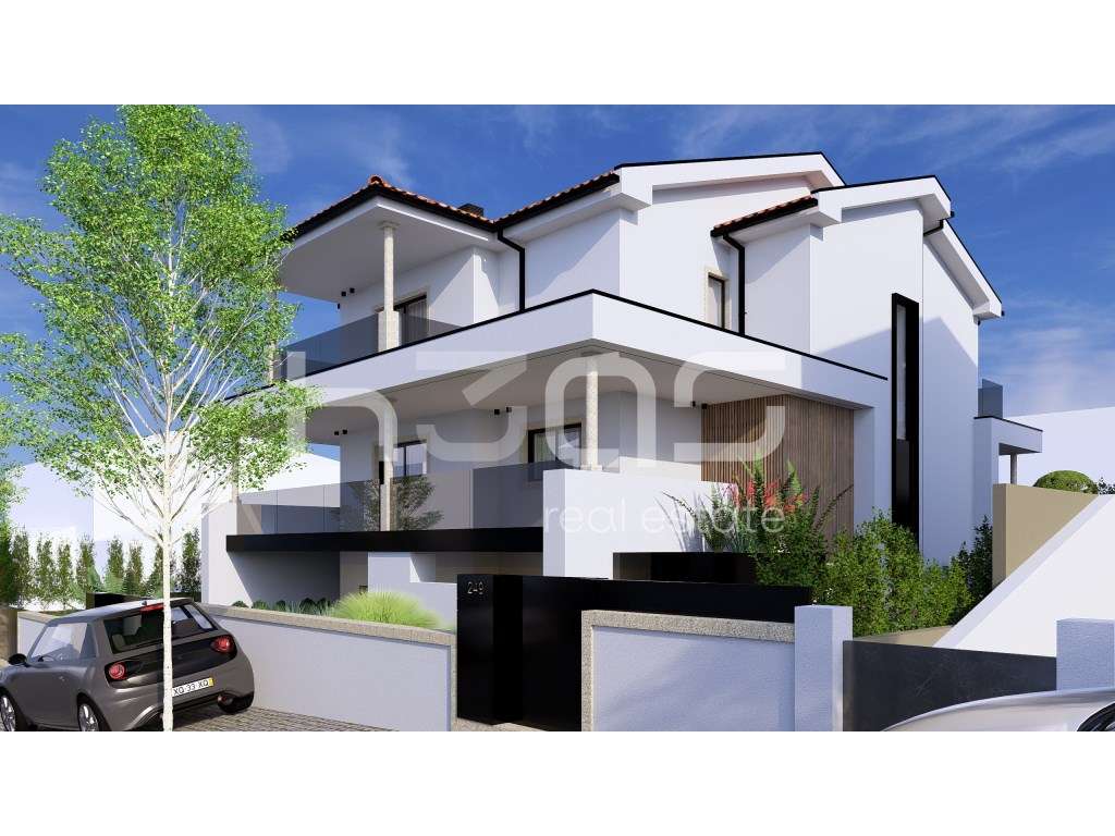 Moradia T4 com Projeto Contemporâneo, Jardim e Piscina | Guimarães - Grande imagem: 2/48