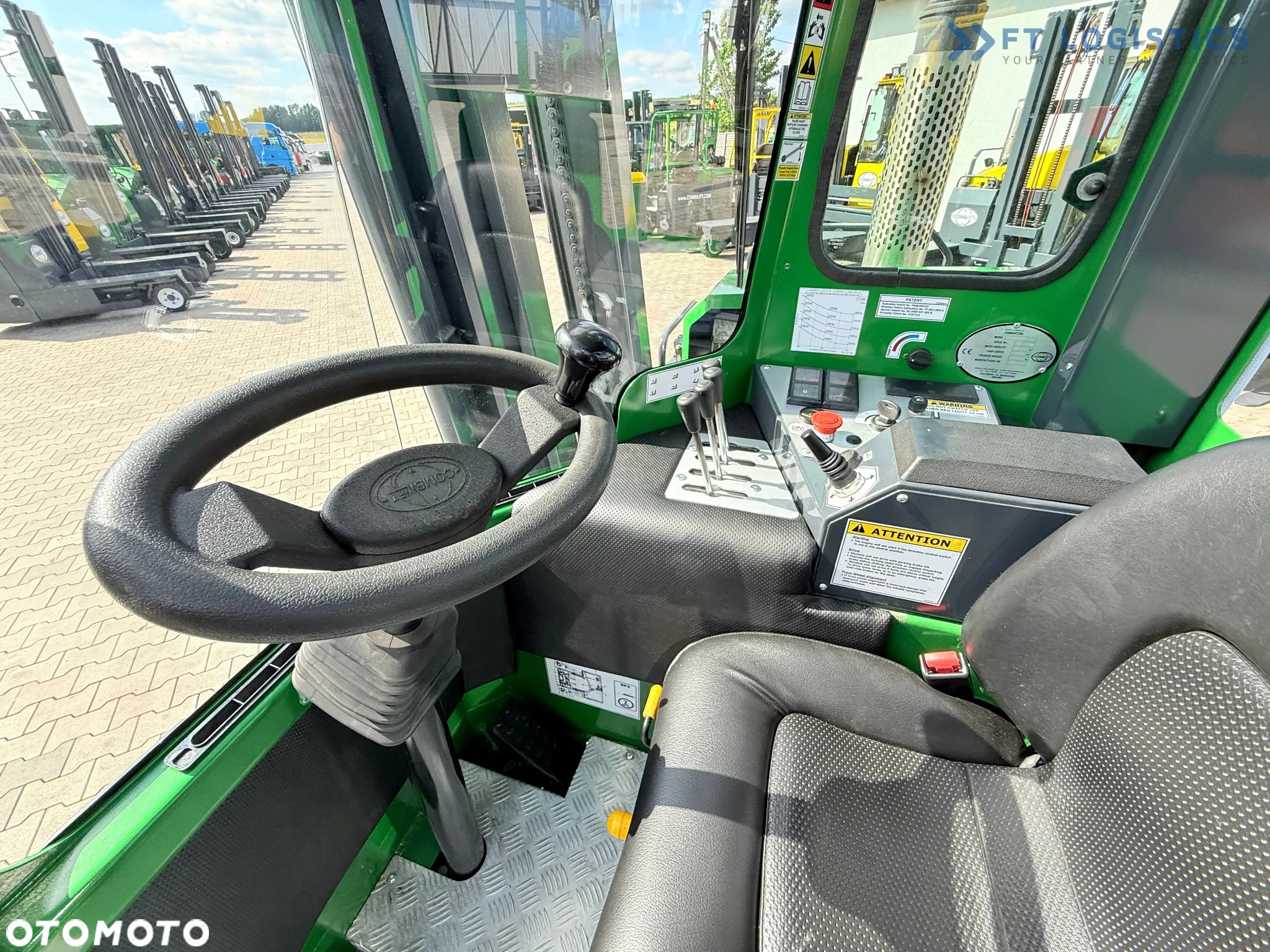 Combilift C3500 / DUPLEX 4100MM / GAS / WYSUWNE WIDŁY / KABINA / OGRZEWANIA + KLIMATYZACJA / JAK NOWY - 13