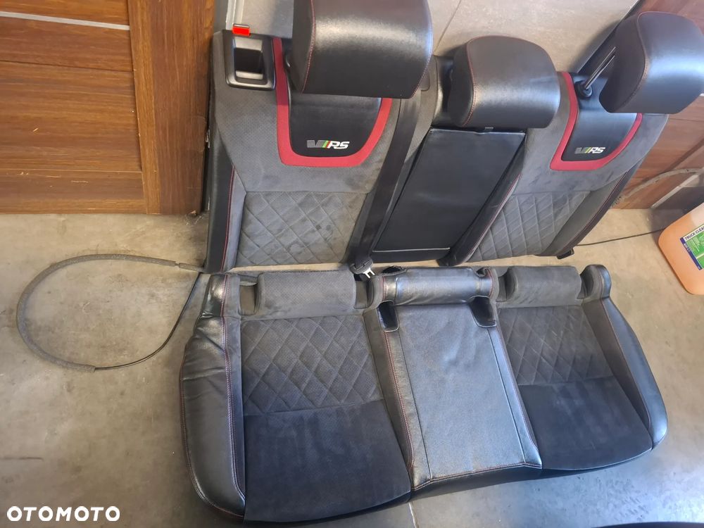 Fotele Skoda Octavia III kombi RS rok 2019 fotel kierowcy elektryczny skóra alcantara - 8