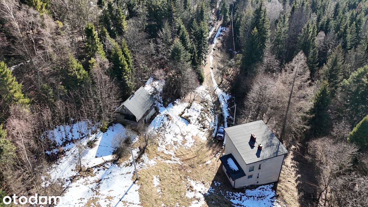 Dwa domy na działce 48 arów w Wiśle