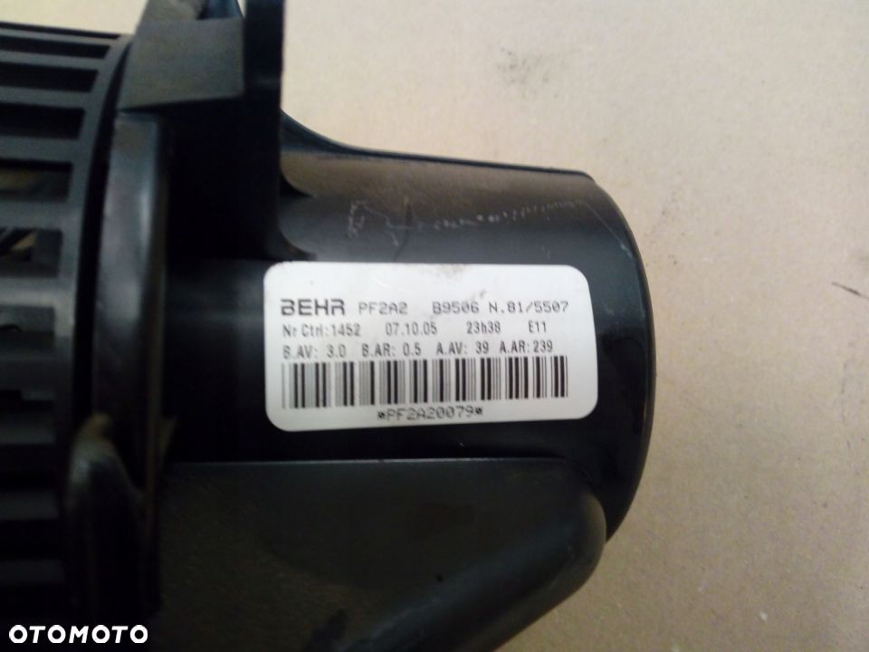 Peugeot 307 lift wentylator dmuchawy nawiewu - 2