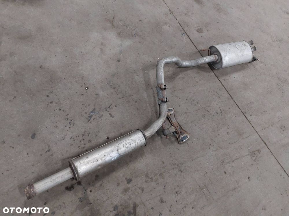 TŁUMIK WYDECH KOŃCOWY + ŚRODKOWY VOLKSWAGEN POLO III LIFT 1.4 TDI - 3