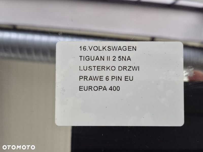 volkswagen tiguan 2 ii 5na lusterko drzwi prawe 6 pin eu - 11