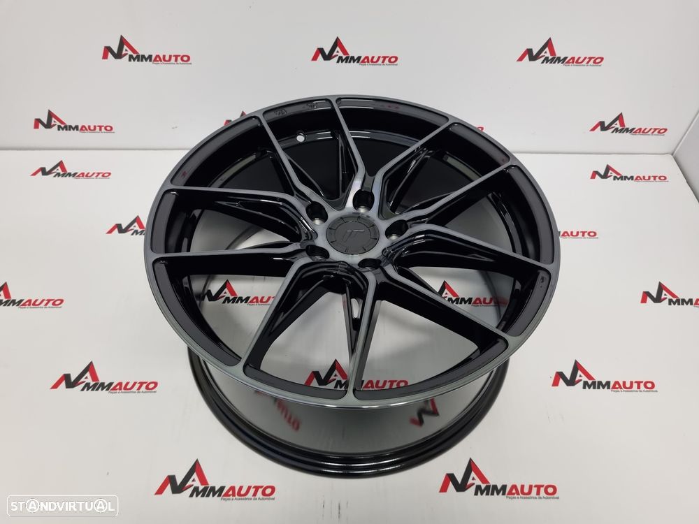 Jantes Japan Racing JR44 Black Machined 18 (5x112) - 5