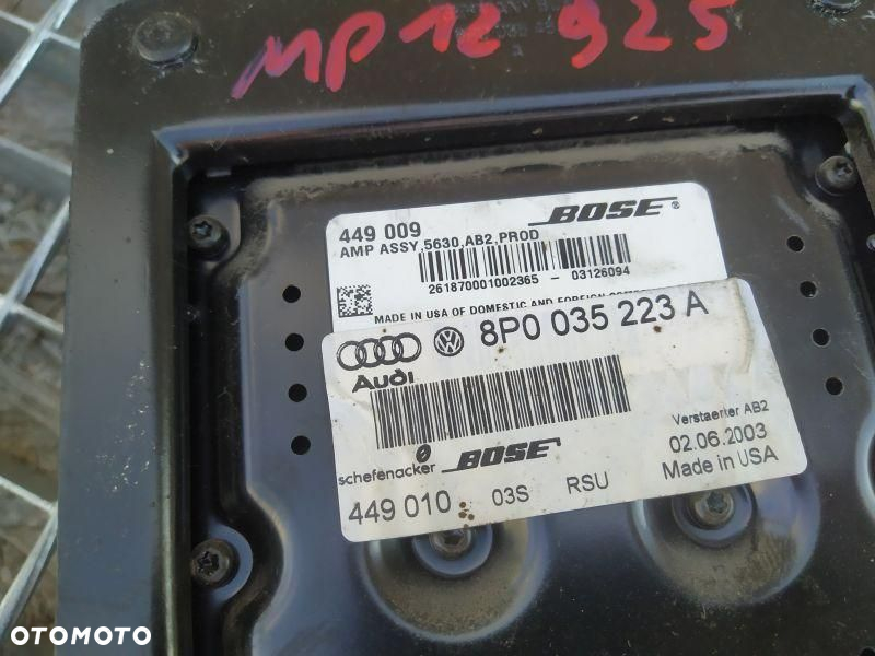 WZMACNIACZ RADIA BOSE Z WTYCZKĄ AUDI A3 8P S-LINE 8P0035223A - 3