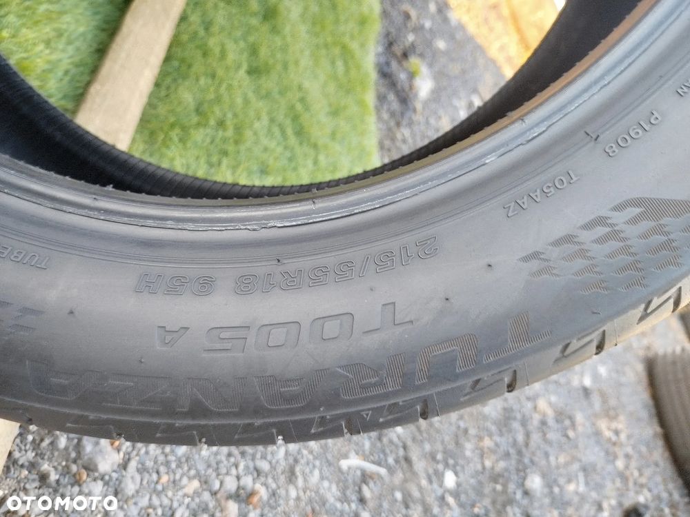 215/55R18 95H Bridgestone Turanza 005a 4x98% bieżnika Montaż w cenie Demontaz Nowe CX3 - 16