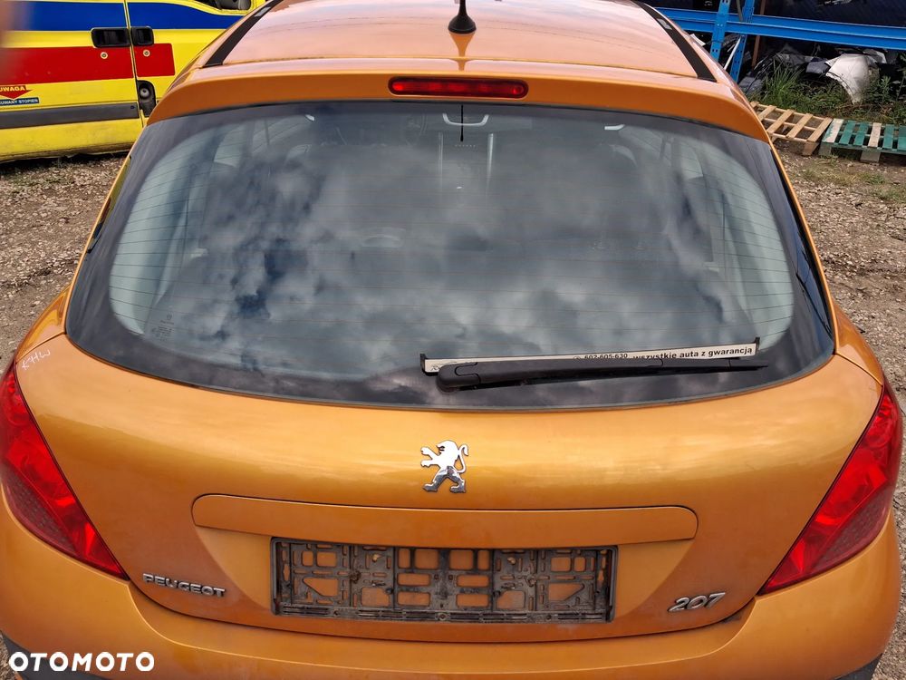 KLAPA BAGAZNIKA PEUGEOT 207 3D KHW