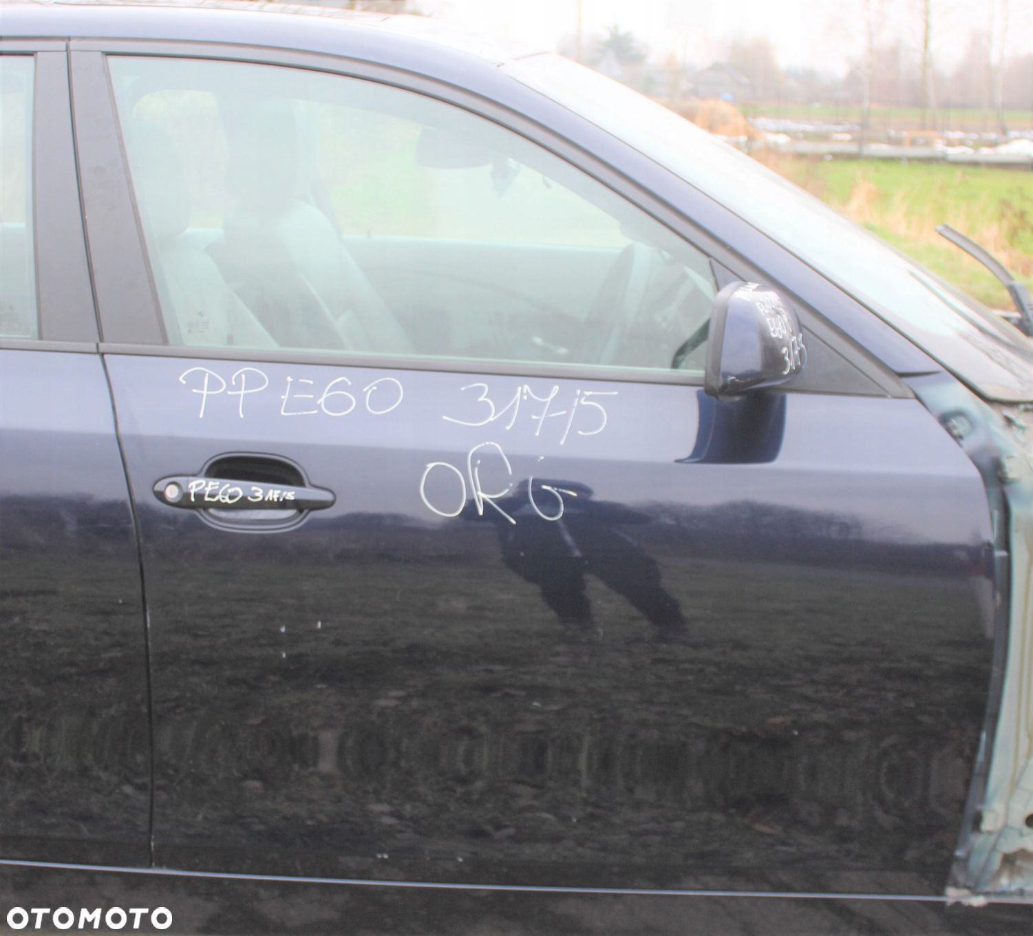 DRZWI PRZÓD PRAWE BMW E60 E61 317 ORIENT BLAU - 1
