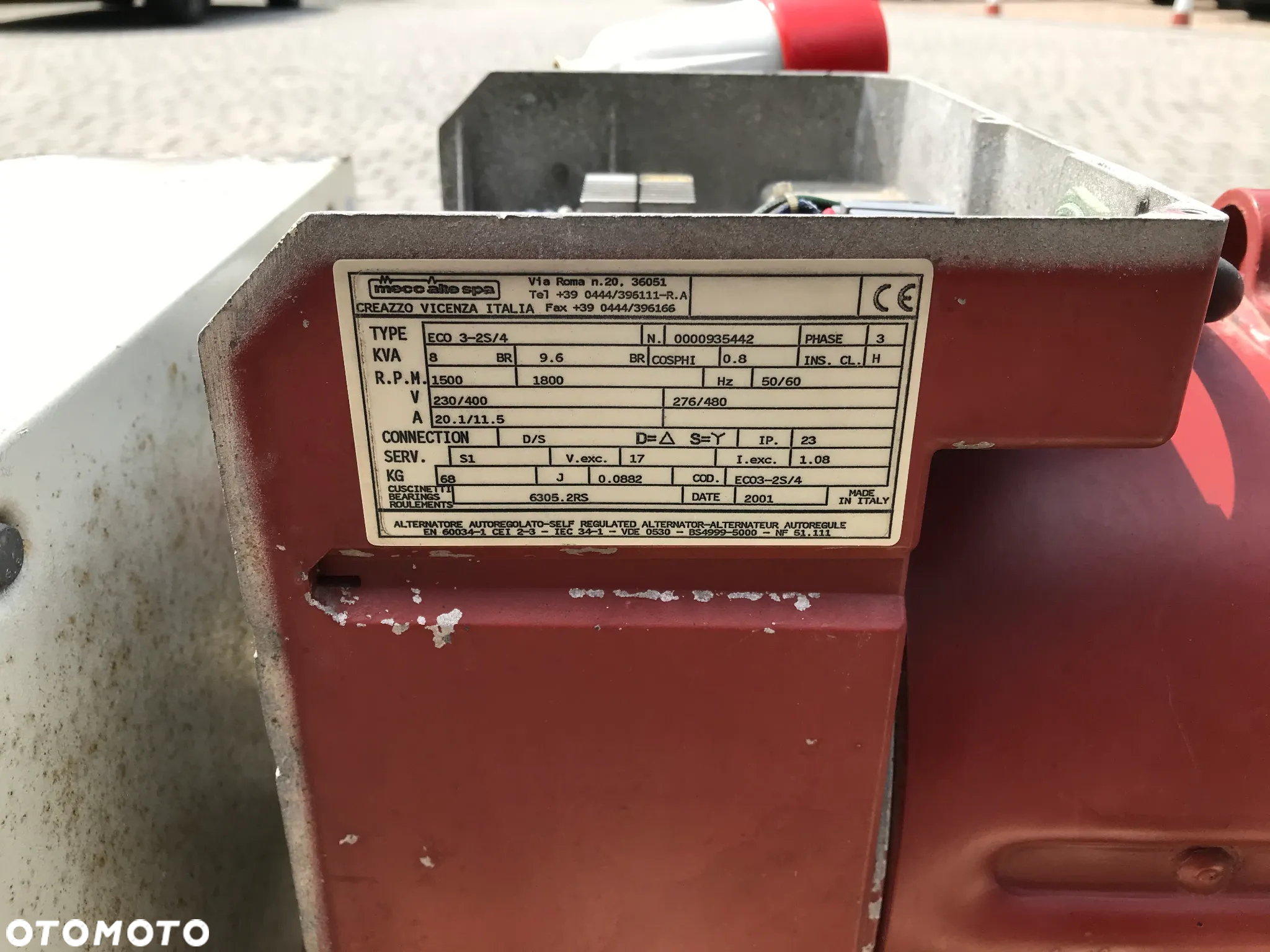 PRĄDNICA GENERATOR MECC ALTE SPA ECO 32-2S/4 9,6 KVA - 7