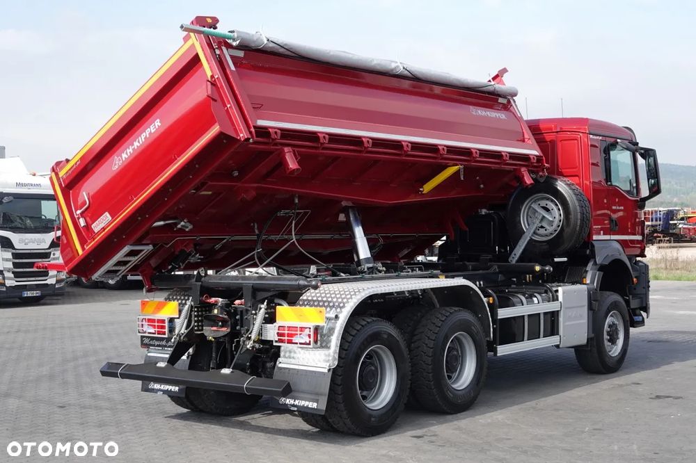 MAN TGS 33.480 / 6X6 / WYWROTKA 3 STRONNA / BORDMATIC / KH KIPPER / AUTOMAT / HARDOX  / BOGATA OPCJA / FABRYCZNIE NOWY / 2026 - 13