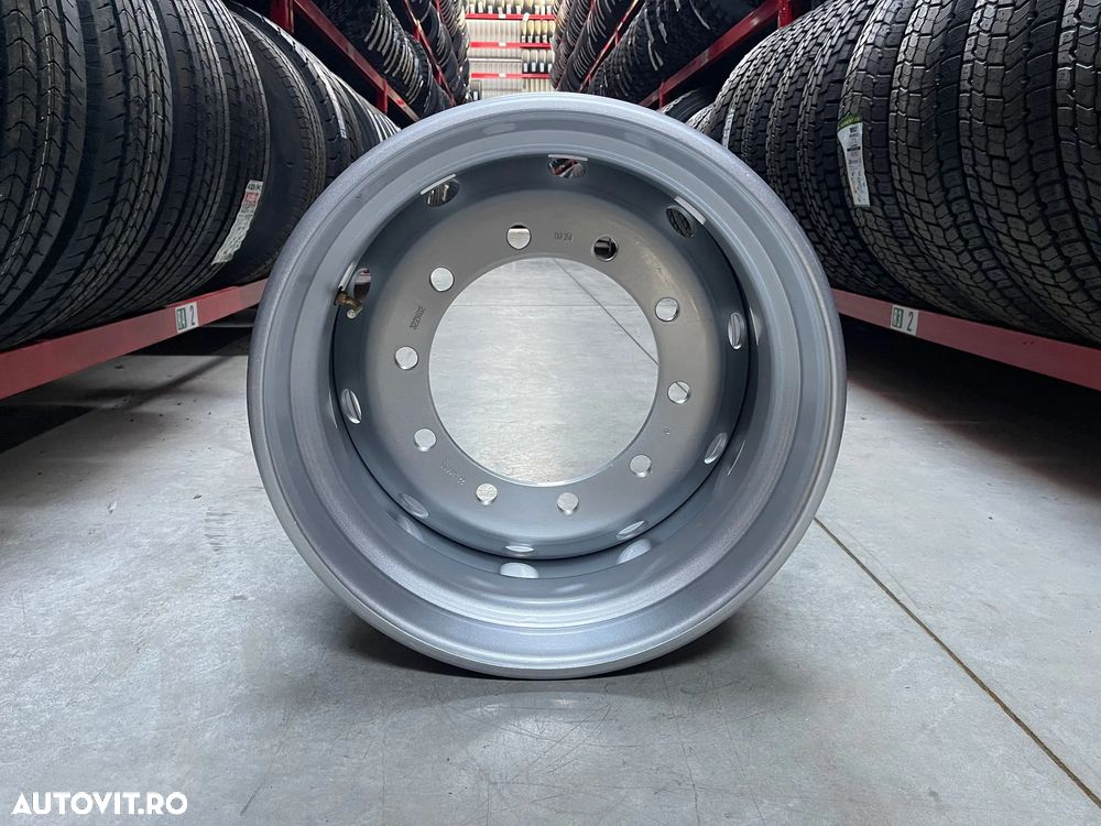 Janta NOUA  Otel 14.00X22.5 Akojant 10 prezoane, 105 mm intre prezoane, fiu 280 mm, flansa interioara Valva exterioara Toate Pozitiile - 2