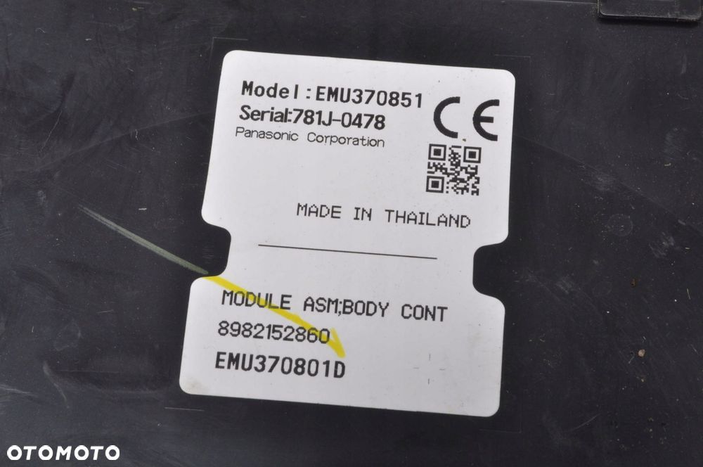 ISUZU D-MAX II 1.9 DDI MODUŁ STEROWNIK 8982152860 - 4