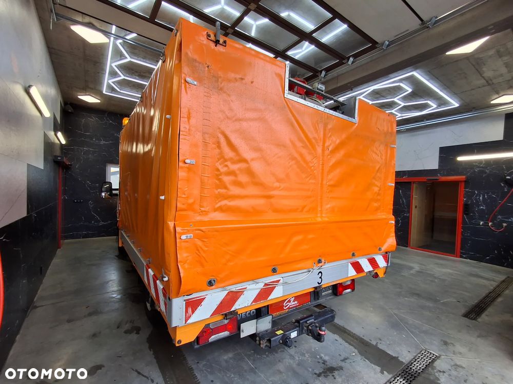 Iveco Daily 35-130 LIFT Doka Brygadówka Automat Hi Matic Plandeka Służba Drogowa Służba Autostradowa Hak Webasto Światła Ostrzegawcze Drogowy - 3