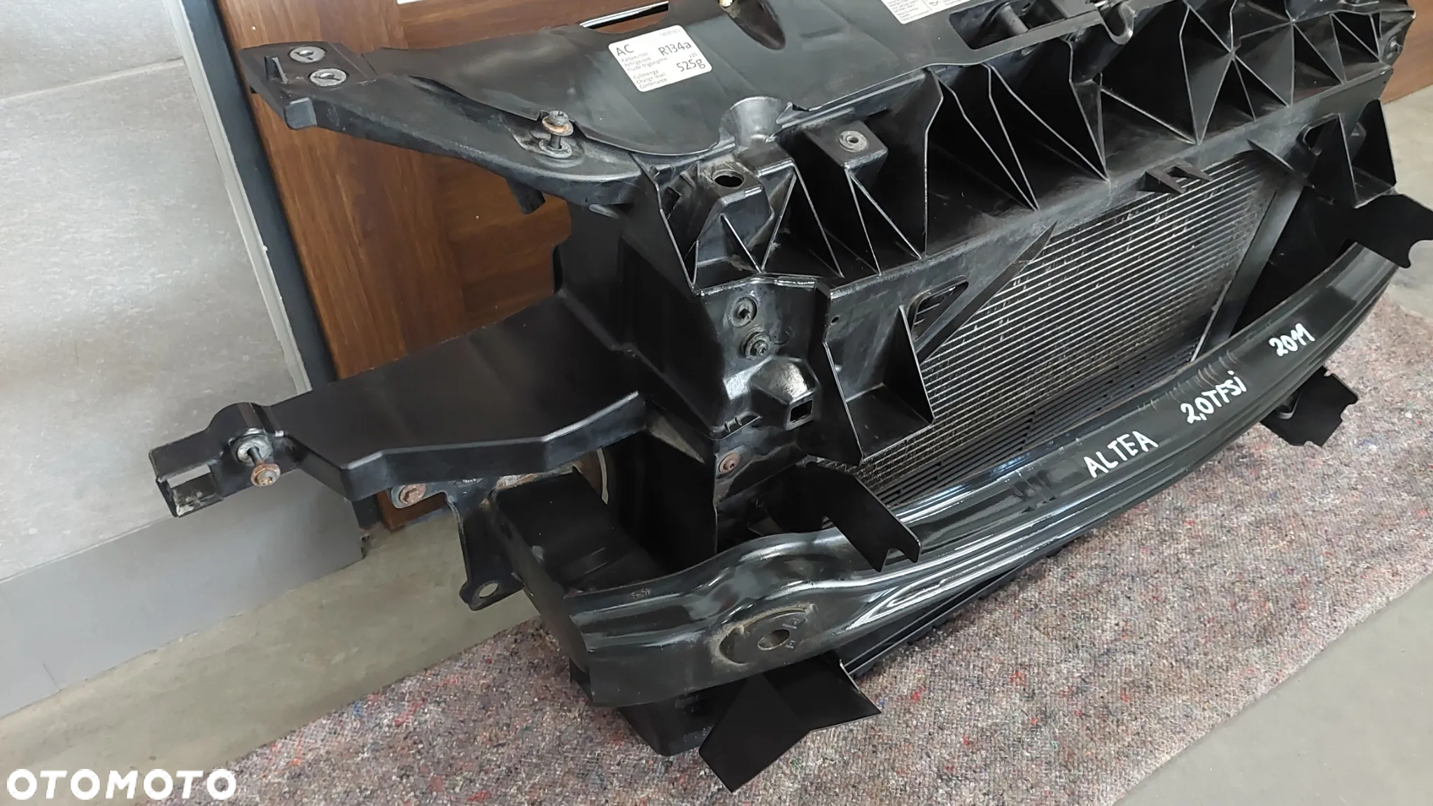 PAS PRZEDNI WZMOCNIENIE + BELKA , CHŁODNICE, SEAT ALTEA XL FREETRACK 2,0TFSI R2011 - 2