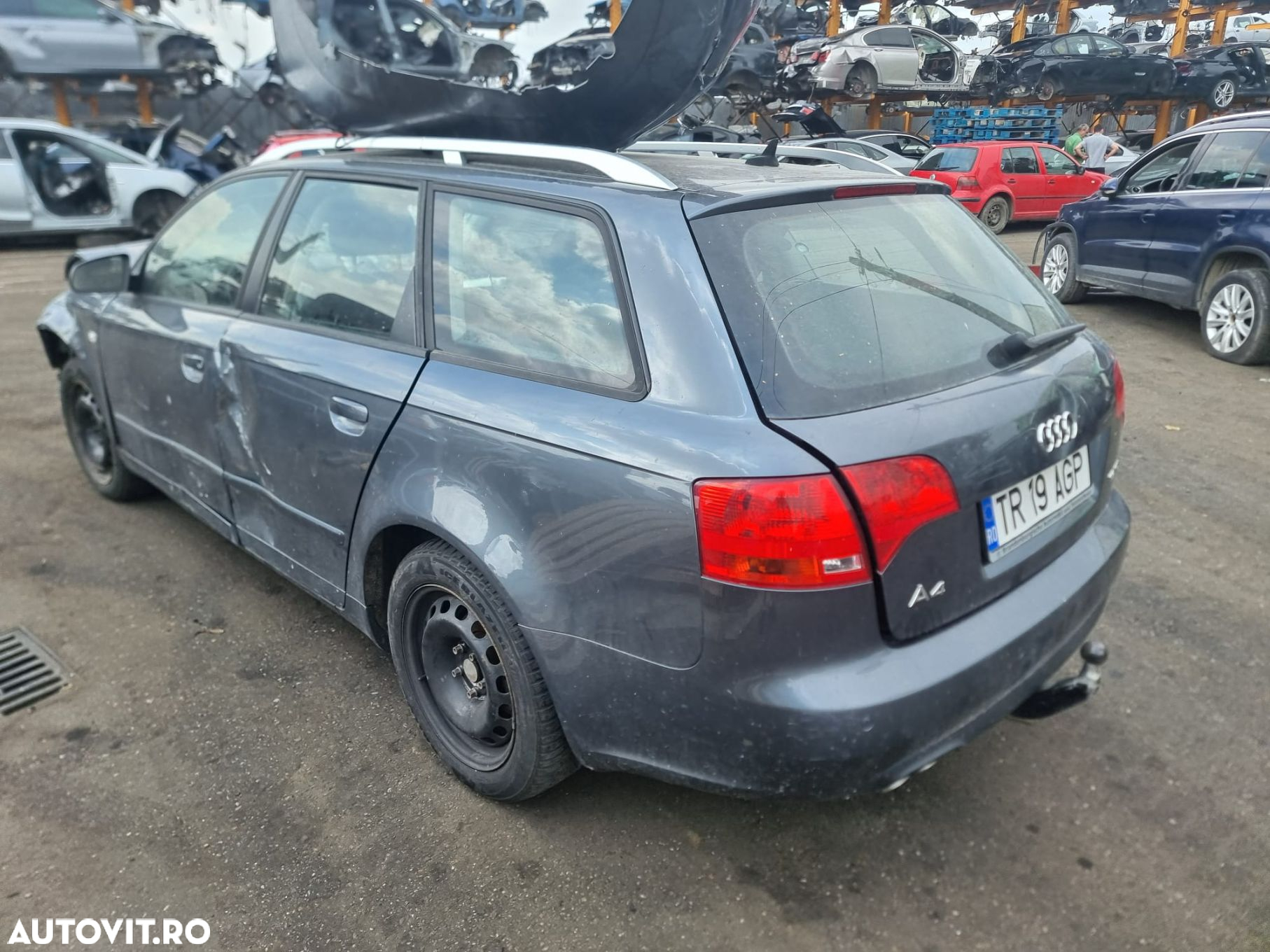 Motoras macara stanga fata 8e1959801h Audi A4 B7 [2004 - 2008] 1.9 td - 4