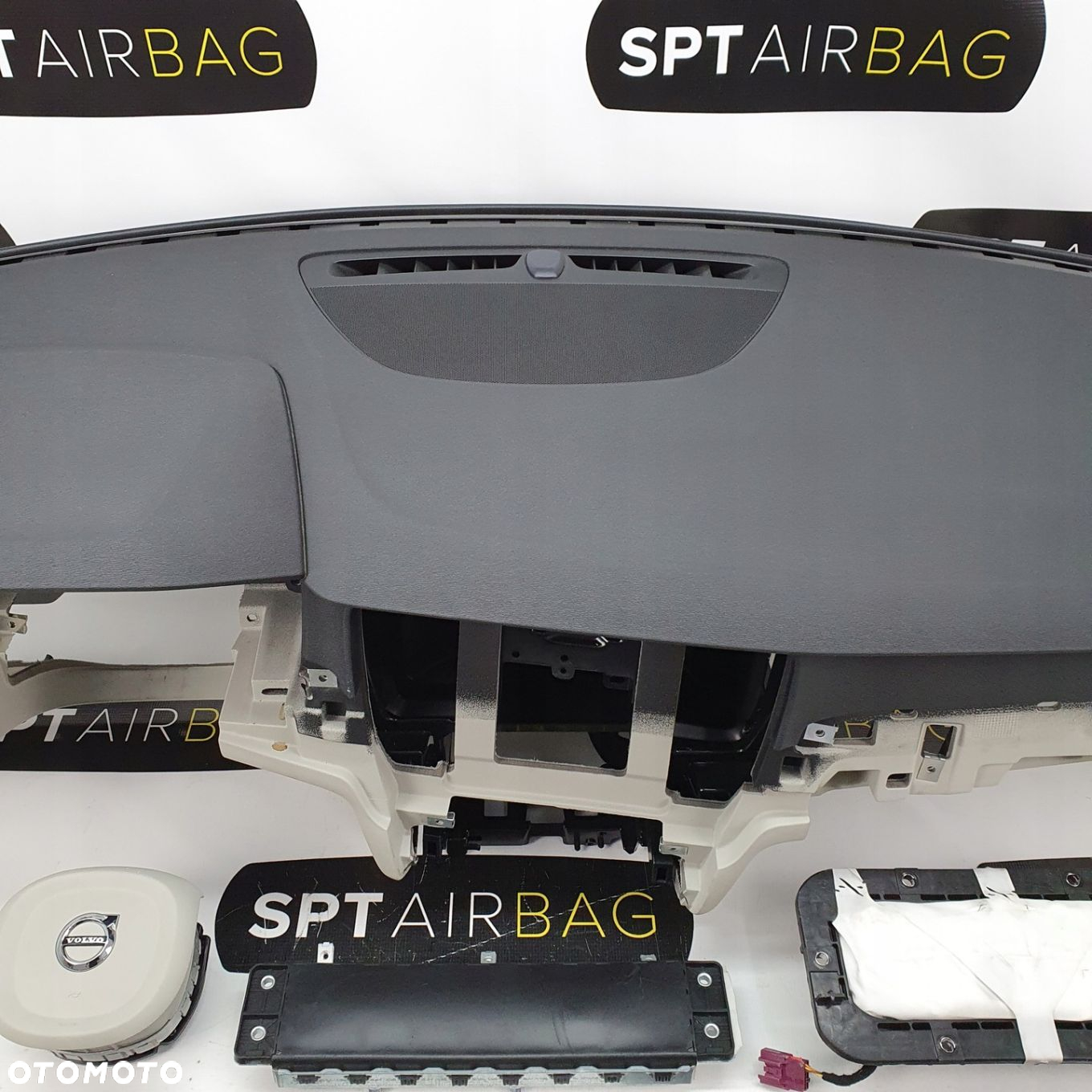 VOLVO V90 DESKA ROZDZIELCZA KONSOLA KOKPIT PULPIT PODUSZKI AIRBAG AIR BAG PASY KIT SET - 3