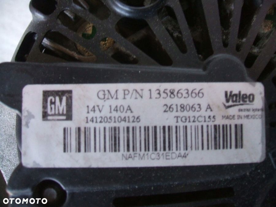OPEL ASTRA J INSIGNIA MOKKA ZAFIRA 1.6CDTI ALTERNATOR VALEO 13586366 - 4