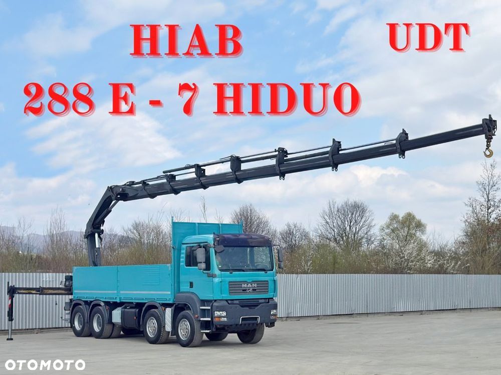 MAN TGA 41.440 * Skrzynia 1,80 m + HIAB 288 E - 7 HIDUO + PILOT / 8x4 - 1