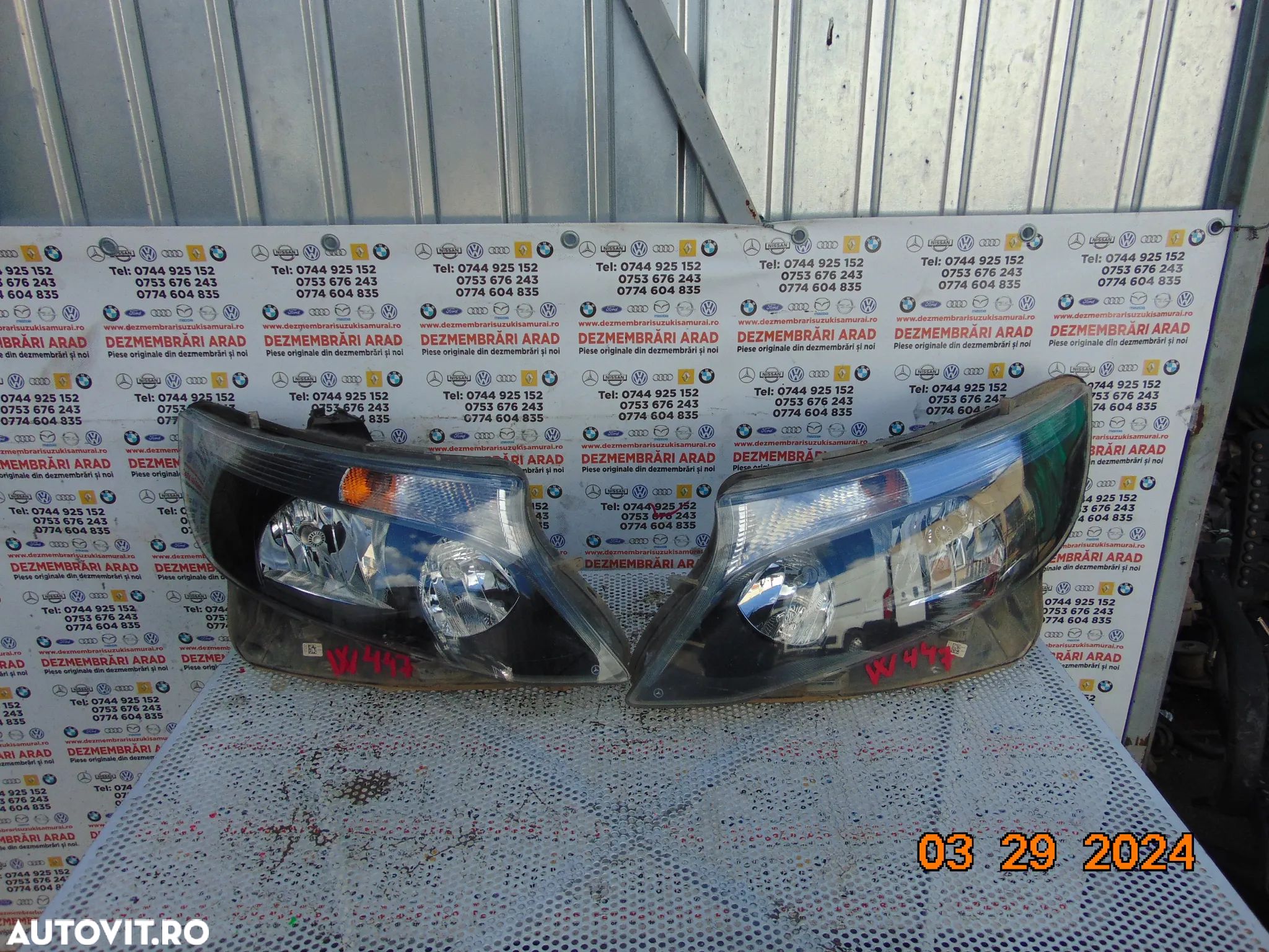 Far Mercedes Vito w447 faruri stanga dreapta Europa - 1
