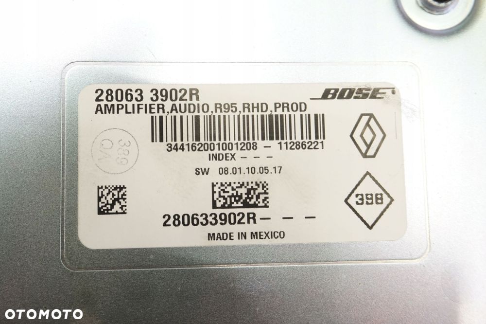 RENAULT GRAND SCENIC III GŁOŚNIKI BOSE WZMACNIACZ - 2