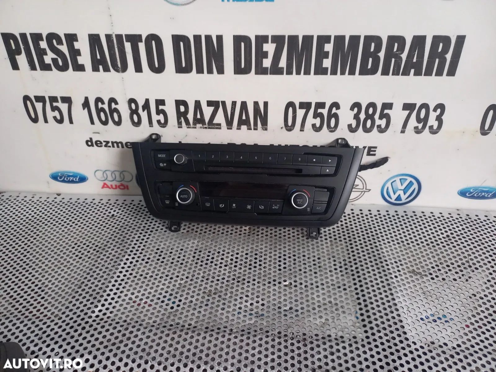 Panou Modul Comanda Clima Climatronic Interfata Radio Cd Bmw F30 F31 Seria 3 Dezmembrez - Dezmembra - 1