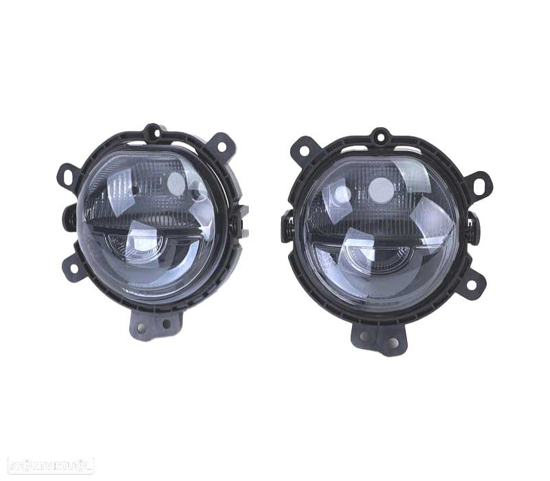FARÓIS DE NEVOEIRO MINI ONE COOPER F54 F55 F56 F57 13- PRETO FUMADO - 2