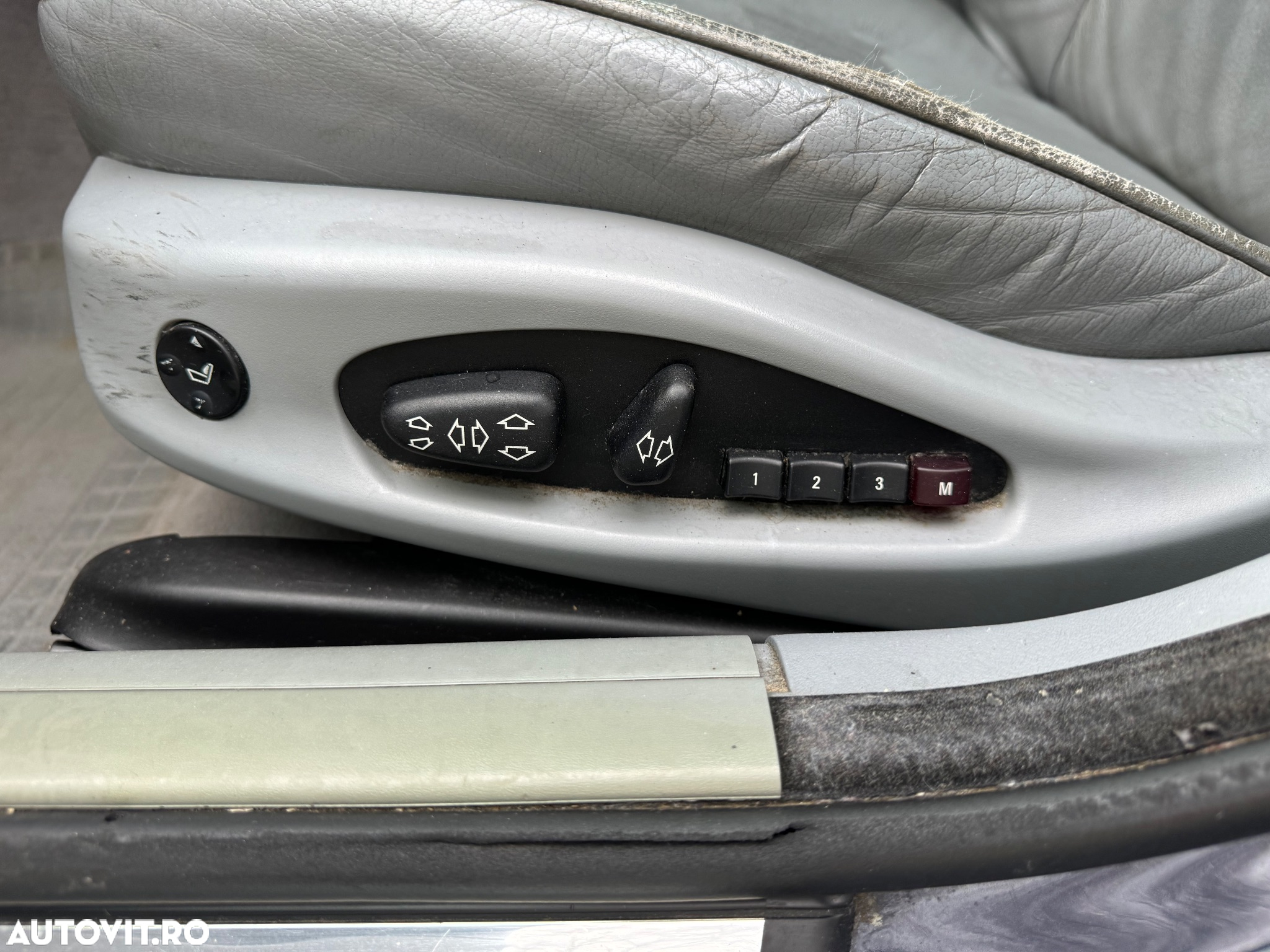 Interior piele gri full electric bmw seria 3 e46 - 3