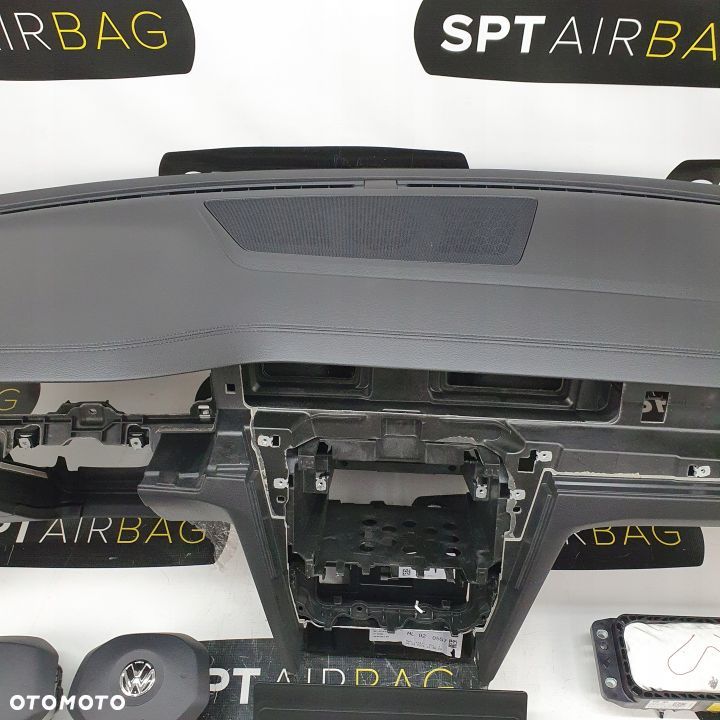 VW ARTEON LIFT DESKA ROZDZIELCZA KONSOLA KOKPIT PULPIT PODUSZKI AIRBAG AIR BAG PASY KURTYNY KIT SET - 3