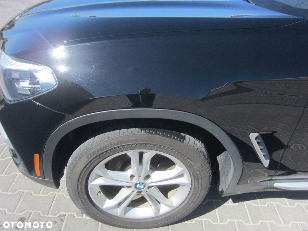 BMW X3 G01 SCHWARZ II 668 MASKA ZDERZAK BŁOTNIKI BŁOTNIK LEWY PRAWY CZARNY - 3