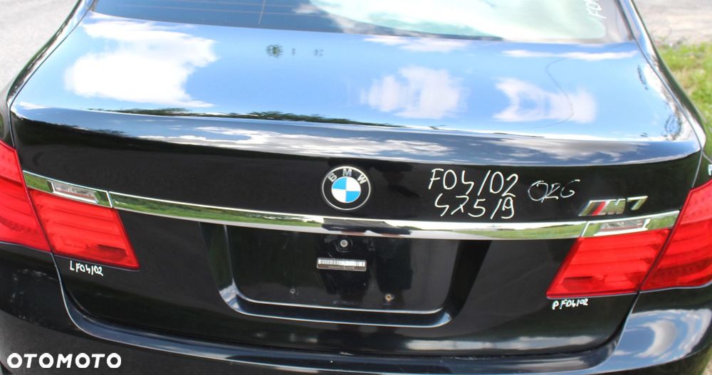 KLAPA TYŁ BAGAŻNIKA BMW F01 F02 475 BLACK SAPPHIRE