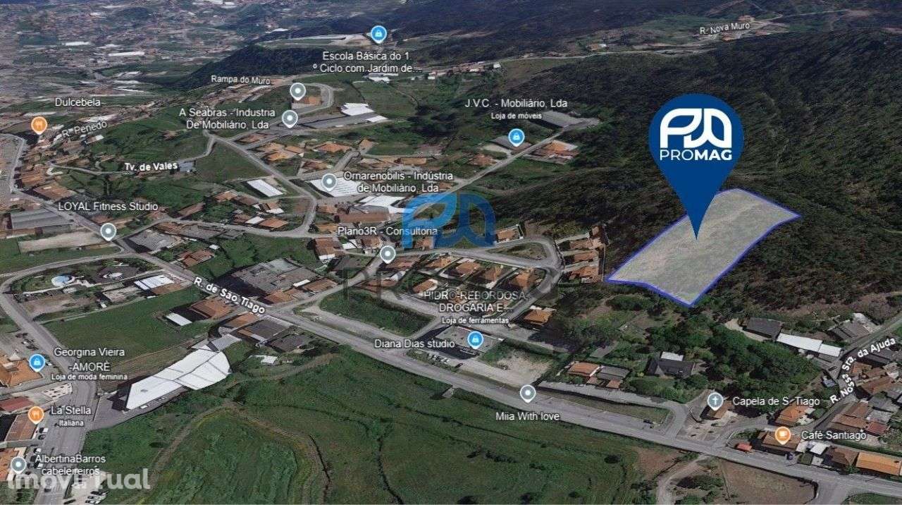 Terreno Rústico em Rebordosa – 4.500 m² junto à Capela de São Tiago - Grande imagem: 3/17