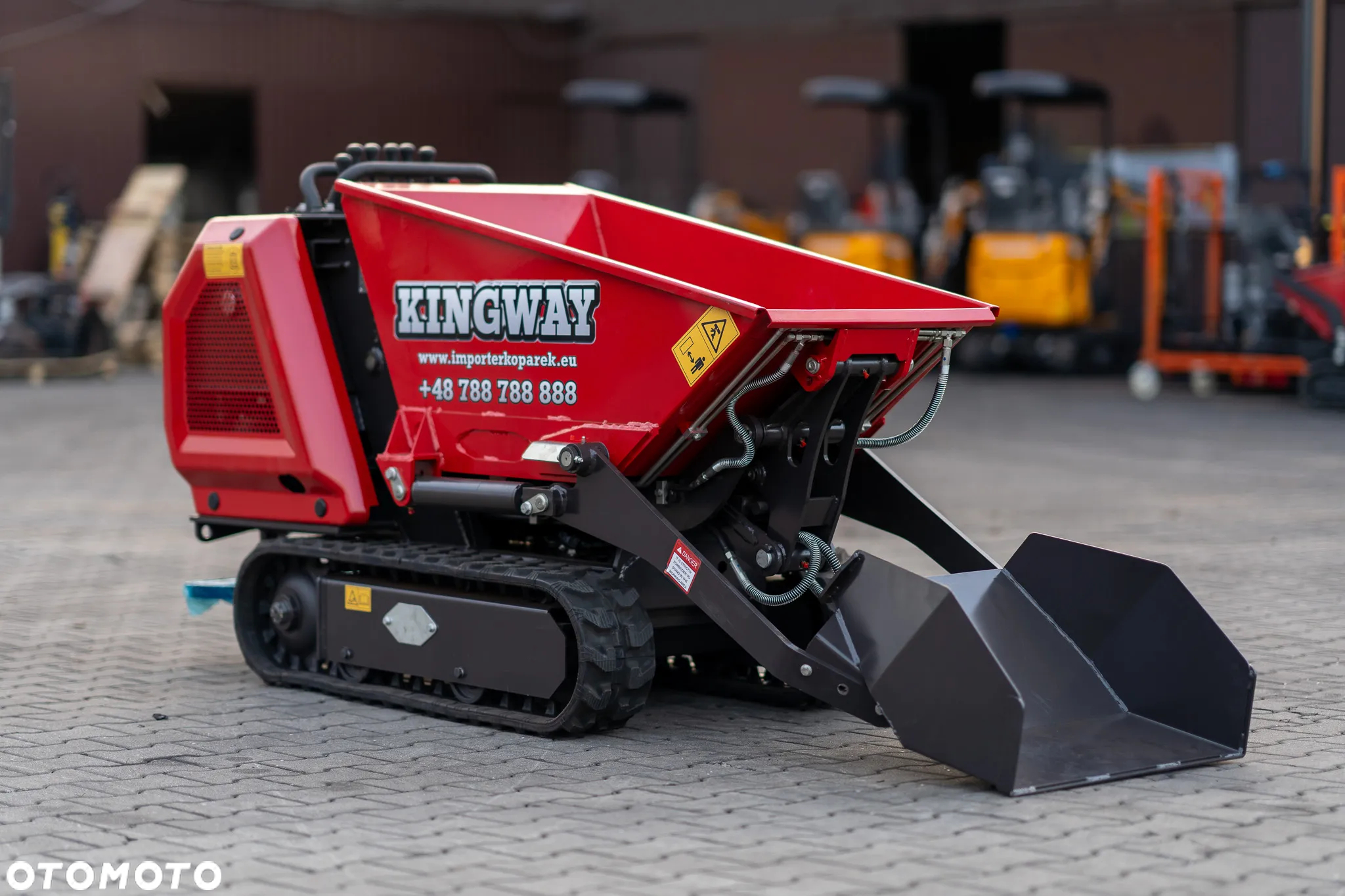 Kingway Taczka spalinowa z ładowaczem czołowym XN800 - 5