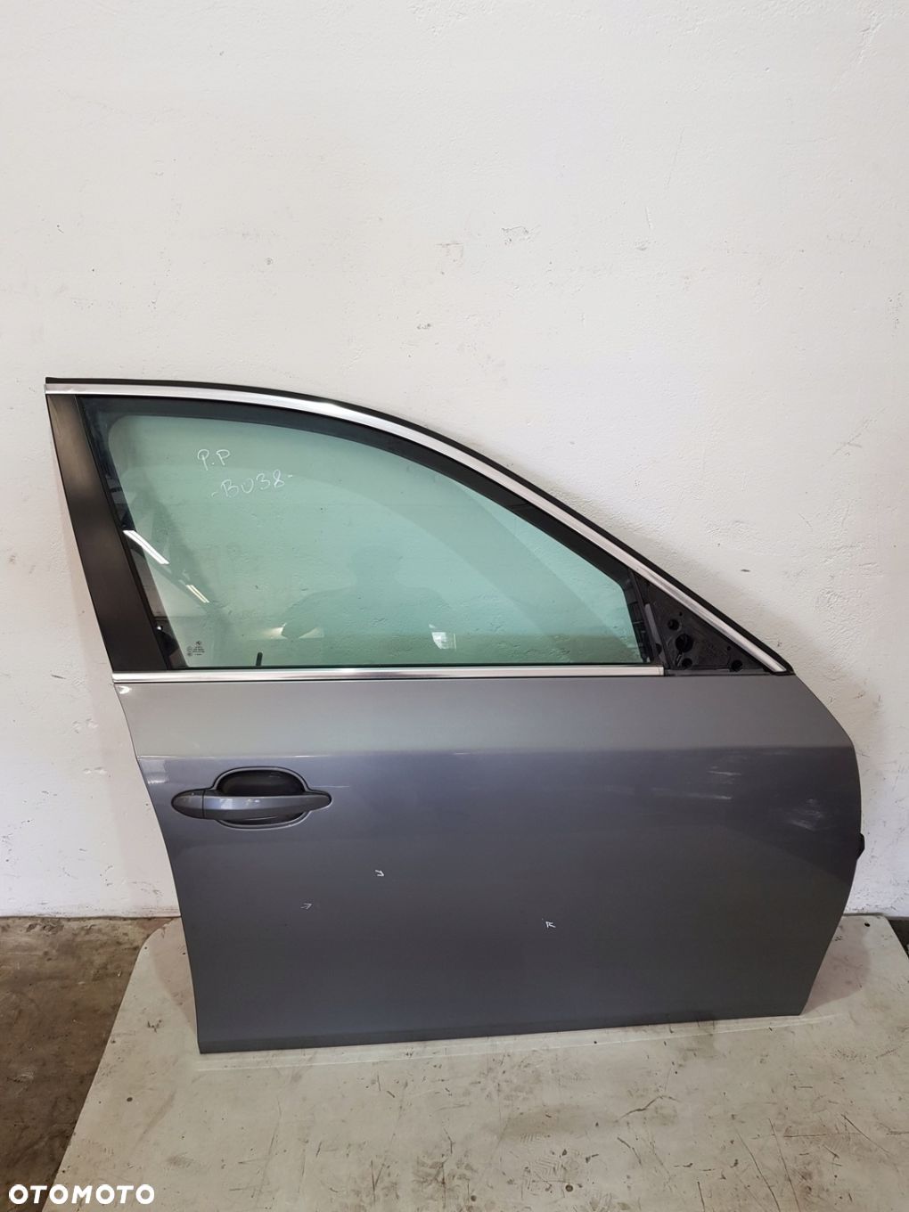 DRZWI PRAWE PRAWY PRZÓD BMW E60 E61 LCI EUR SPACEGRAU METALLIC A52/7 - 1