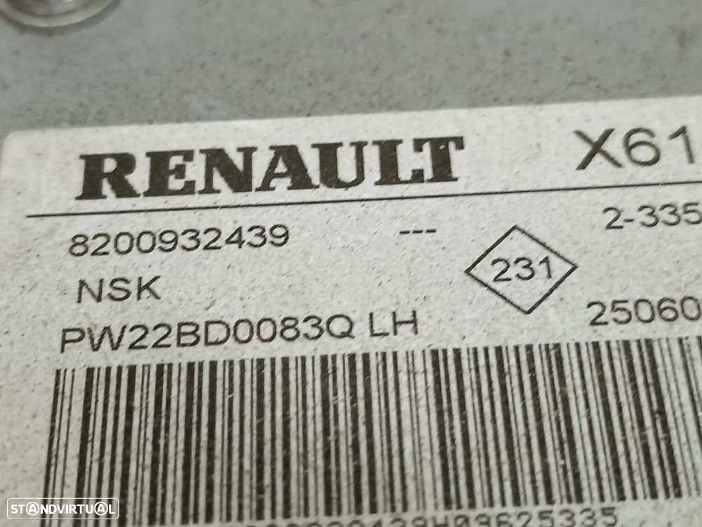 COLUNA DIREÇÃO RENAULT KANGOO / GRAND KANGOO 2009 -8200932439 - 1