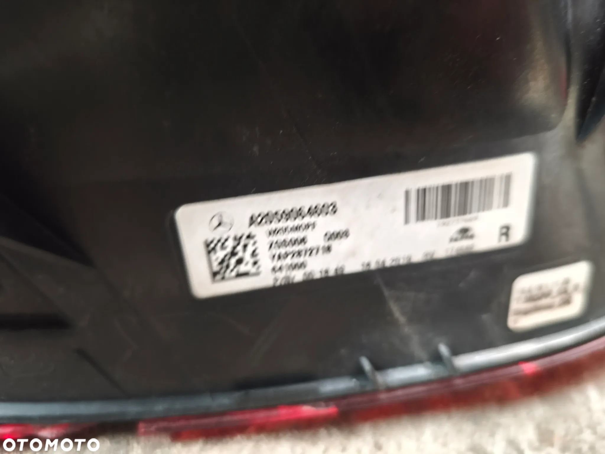 Lampa tył tylna a2059064603 Mercedes-Benz c-klasa w205 Lift - 8