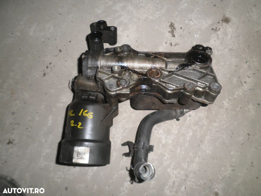 Racitor Ulei / Termoflot + Carcasa Filtru Ulei Mercedes ML W166, W204, W212, W639, 2.2 CDI A6511800665, a6511800865