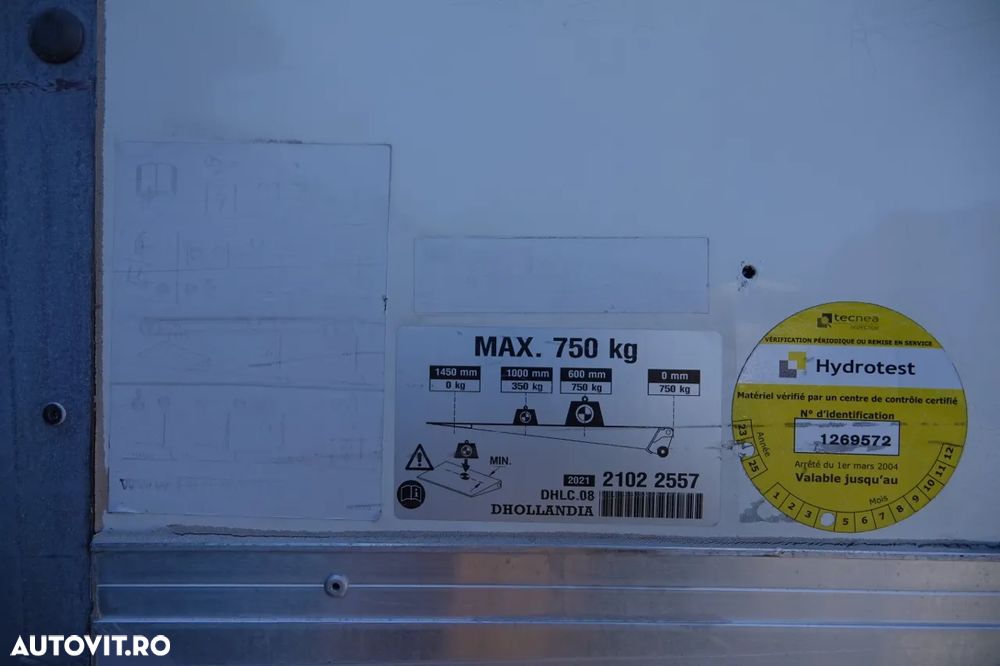 Fiat DUCATO MAXI / CONTAINER / 750 KG LIFT / GVWR: 3500 KG / MANUAL / 2021 - 20