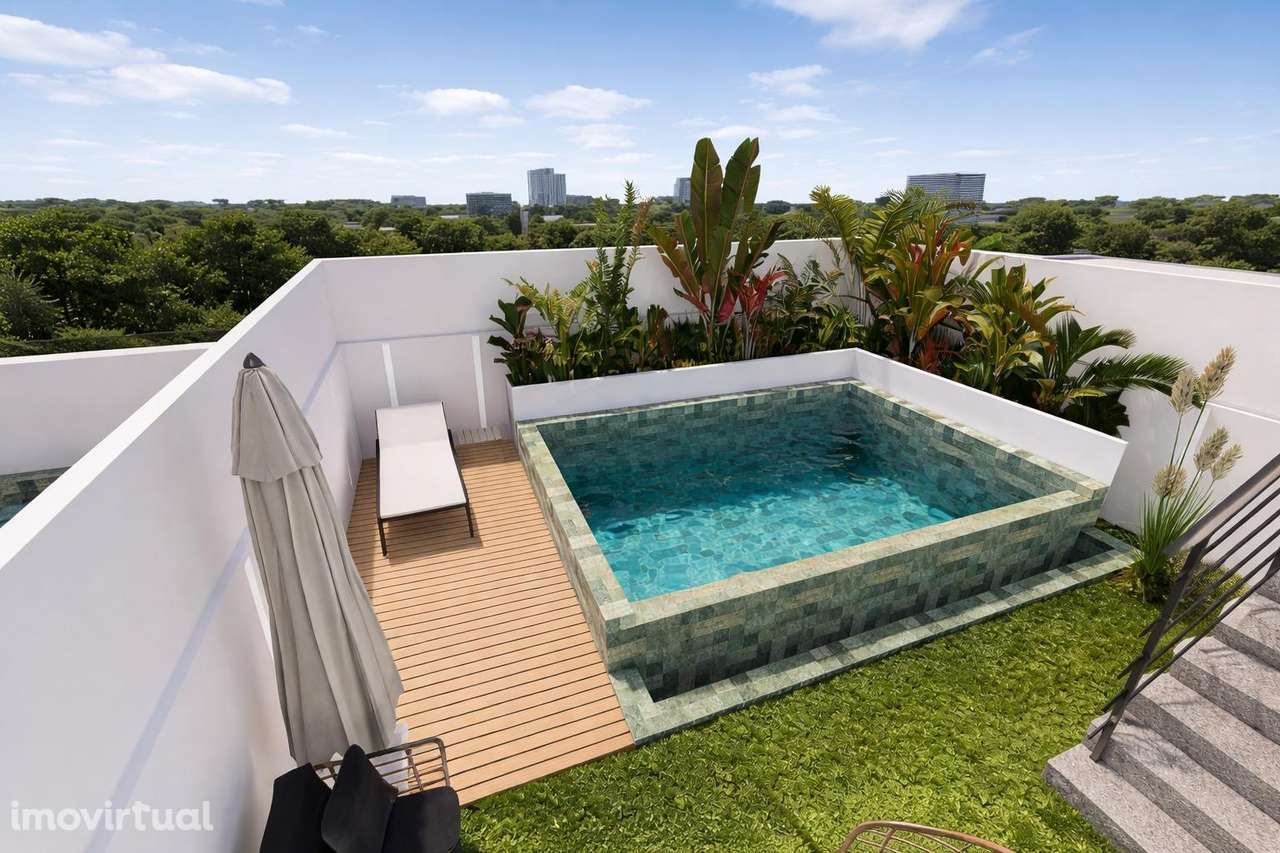 Villa Bali | Moradia T3 Moderna com Piscina no Estoril - Grande imagem: 3/25