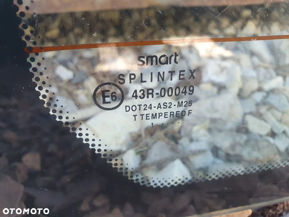 SZYBA KLAPY TYŁ SMART 450 + SPOILER MECHANIZM WYCIERACZKI KOMPLET - 4