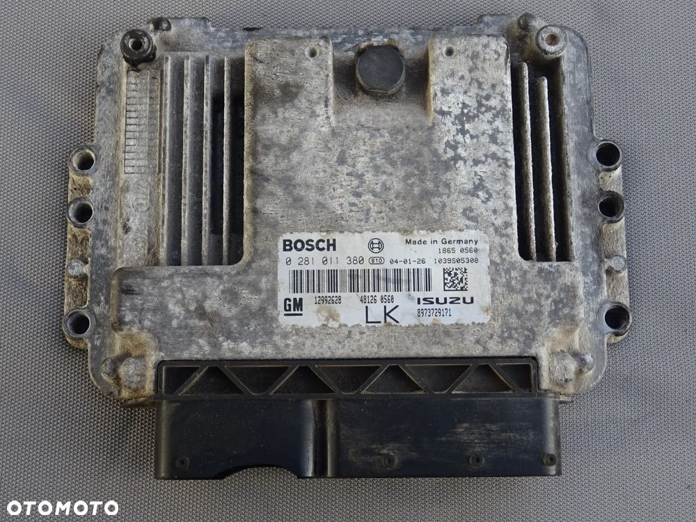 KOMPUTER STEROWNIK SILNIKA 1,7 CDTI OPEL ASTRA H ZAFIRA B EDC16C9 + KOD PIN - 1