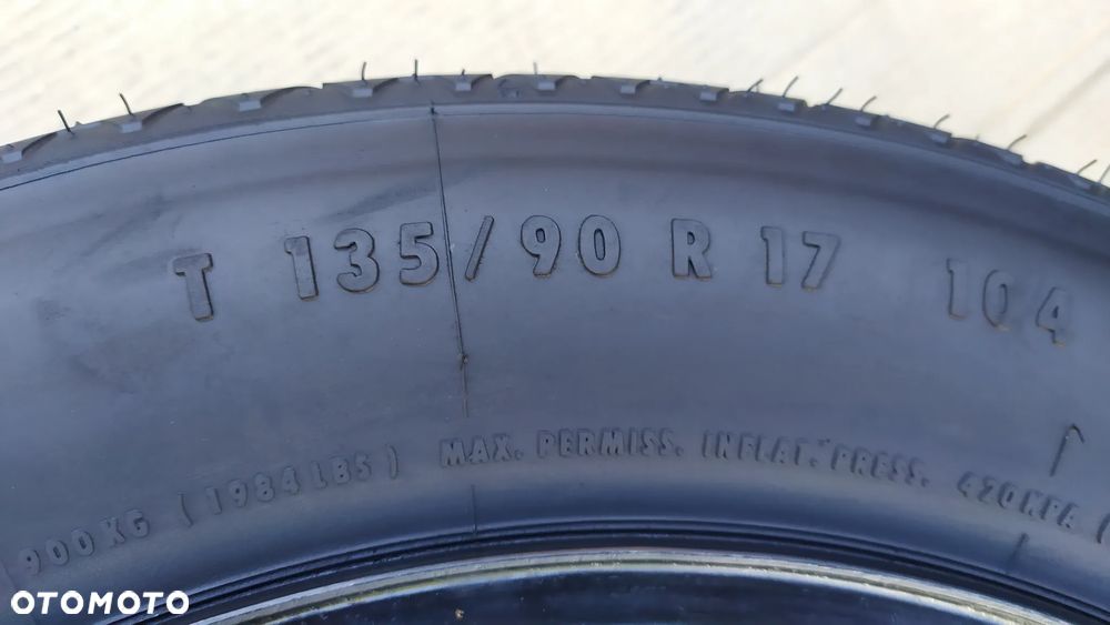 Koło dojazdowe  NISSAN QASHQAI I J10 II J11 R17 + ZESTAW SZYBKA WYSYŁKA - 6