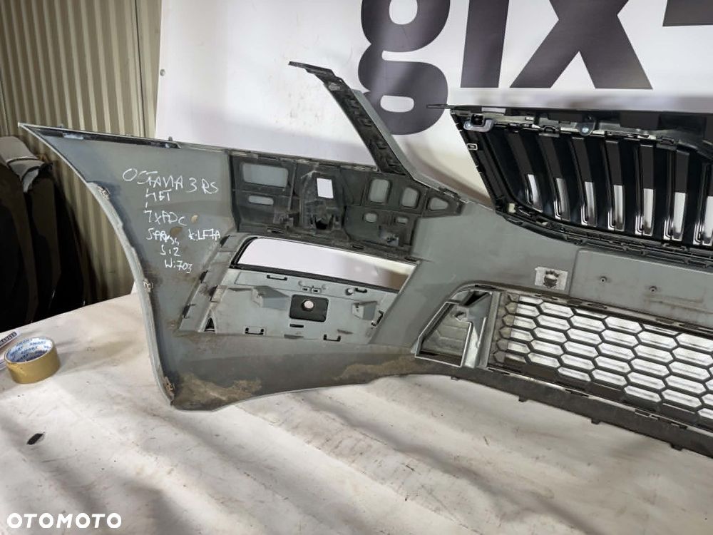 Skoda Octavia III Lift Zderzak Przód Przedni LF7A 4xPDC SPRYSK 5E0807221AA - 10