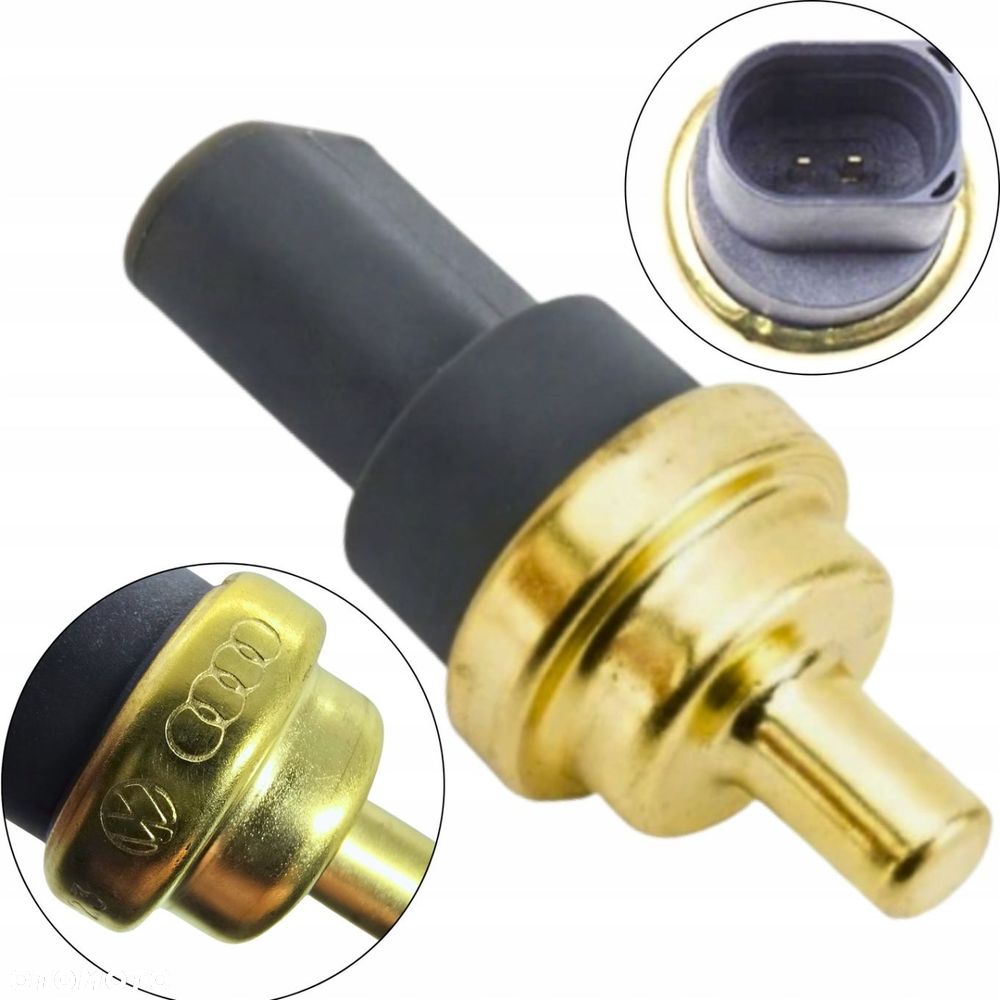 CZUJNIK TEMPERATURY WODY VAG AUDI / SEAT / SKODA / VOLKSWAGEN VW - Oryginał - 2