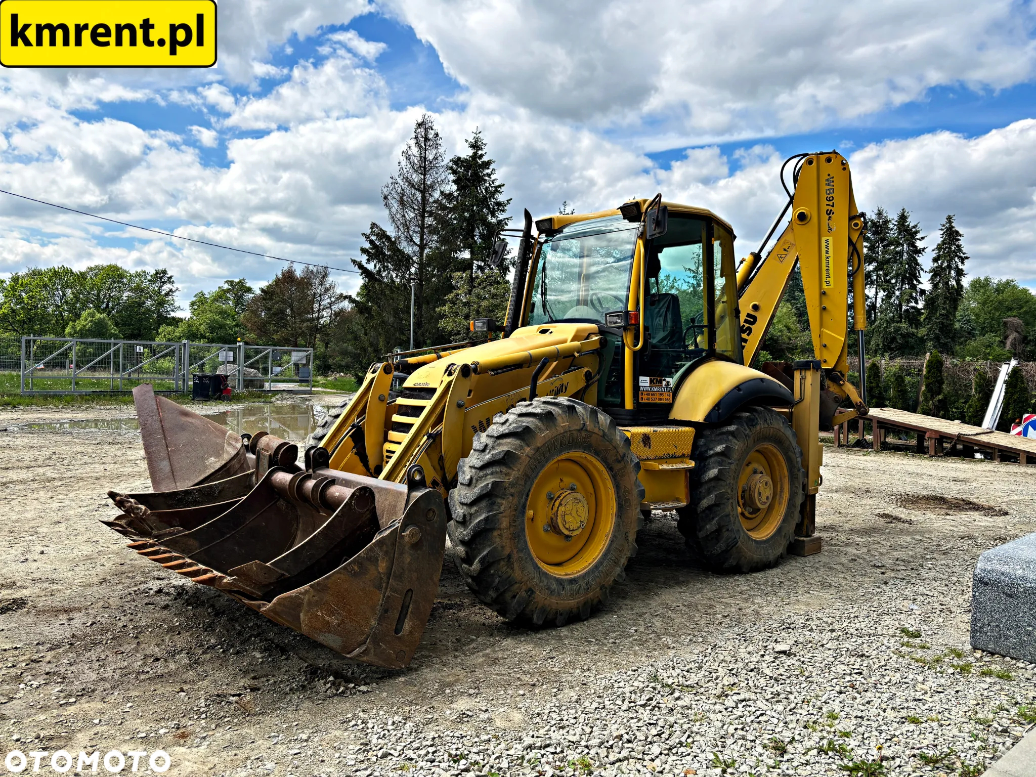 Komatsu WB 97 S-2 KOPARKO-ŁADOWARKA 2000R. | JCB 3CX 4CX CASE 590 580 NEW HOLLAND 115 - 12