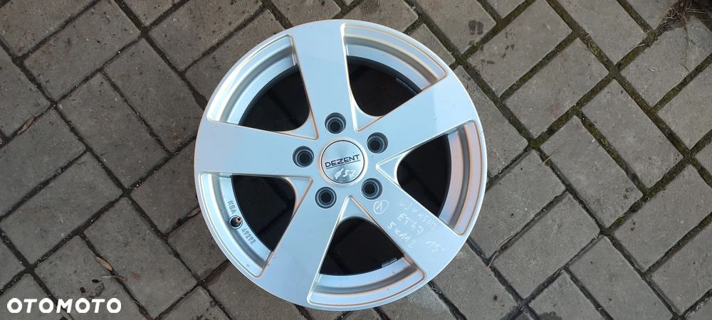 FELGI ALUMINIOWE 5x112 6Jx15 CALI ET47 fi 57,1 VW AUDI SEAT SKODA DEZENT KOMPLET 4 SZTUKI - 2