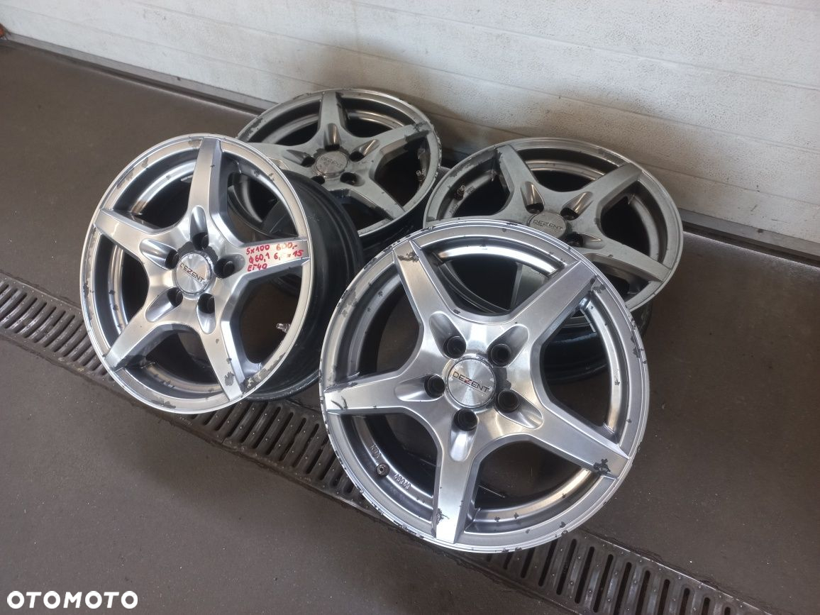 Felgi aluminiowe 15" 5x100 do VW Polo, Skoda Fabia, Seat Ibiza - 3