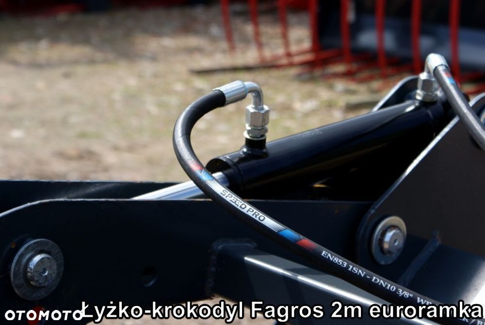 ŁYŻKO-KROKODYL do Tura Ładowacza  SMS EURORAMKA MAILLEUX FAUCHEUX ŁYŻKA 1,4M 1,6M 1,8M 2M - 10