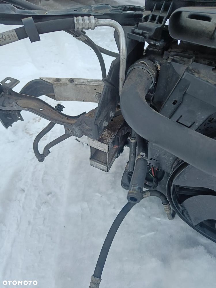 MERCEDES W212 2.2 CDI OM651 PAS PRZEDNI CHŁODNICE KOMPLET WZMOCNIENIE CZOŁOWE - 7