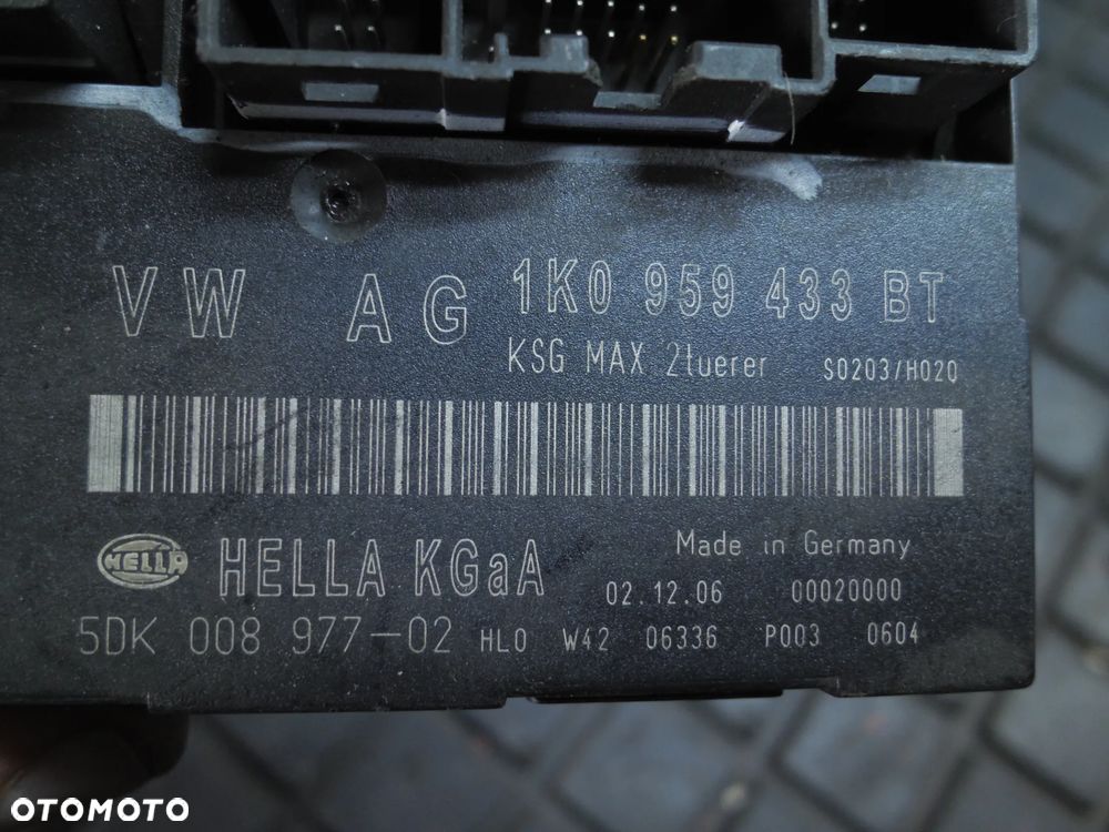 MODUŁ KOMFORTU VW TIGUAN 1K0959433BT AUDI VW SEAT SKODA POSIADAM 3 SZT - 6
