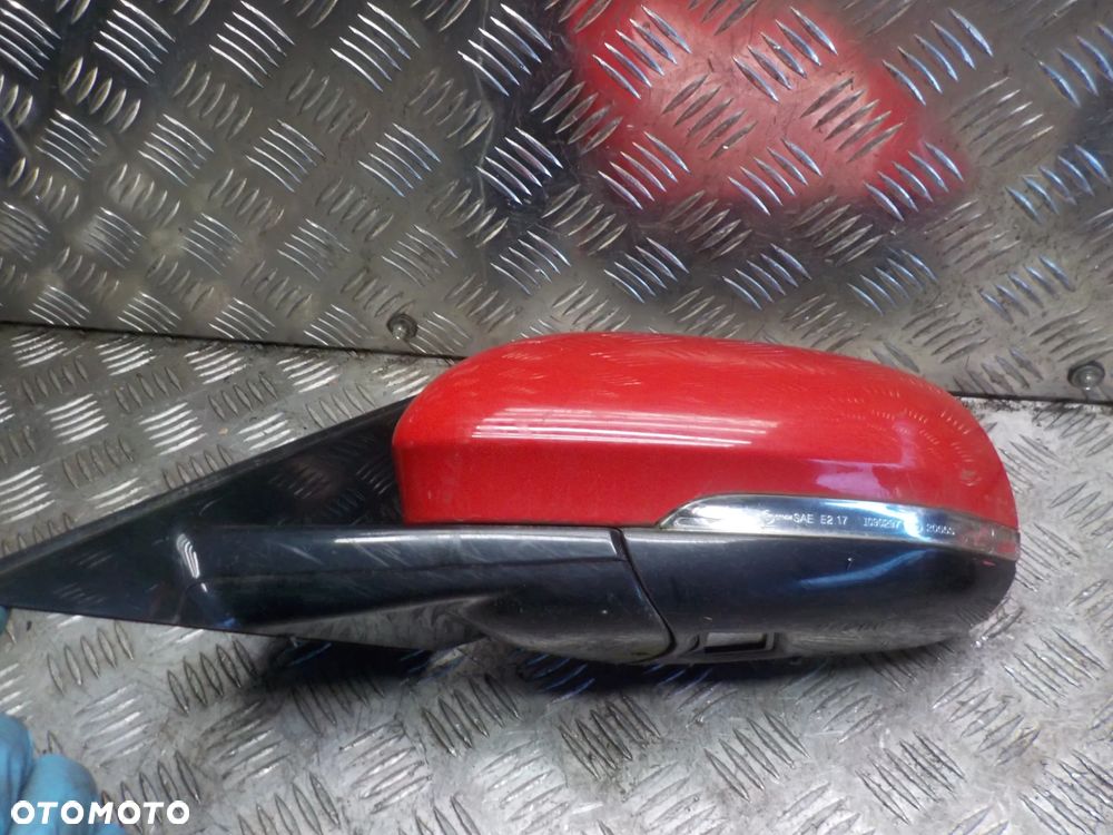 JAGUAR XE LUSTERKO LEWE 15 PIN LUB PRAWE 14 PIN WERSJA ANGIELSKA KOLOR CALDERA RED - 2